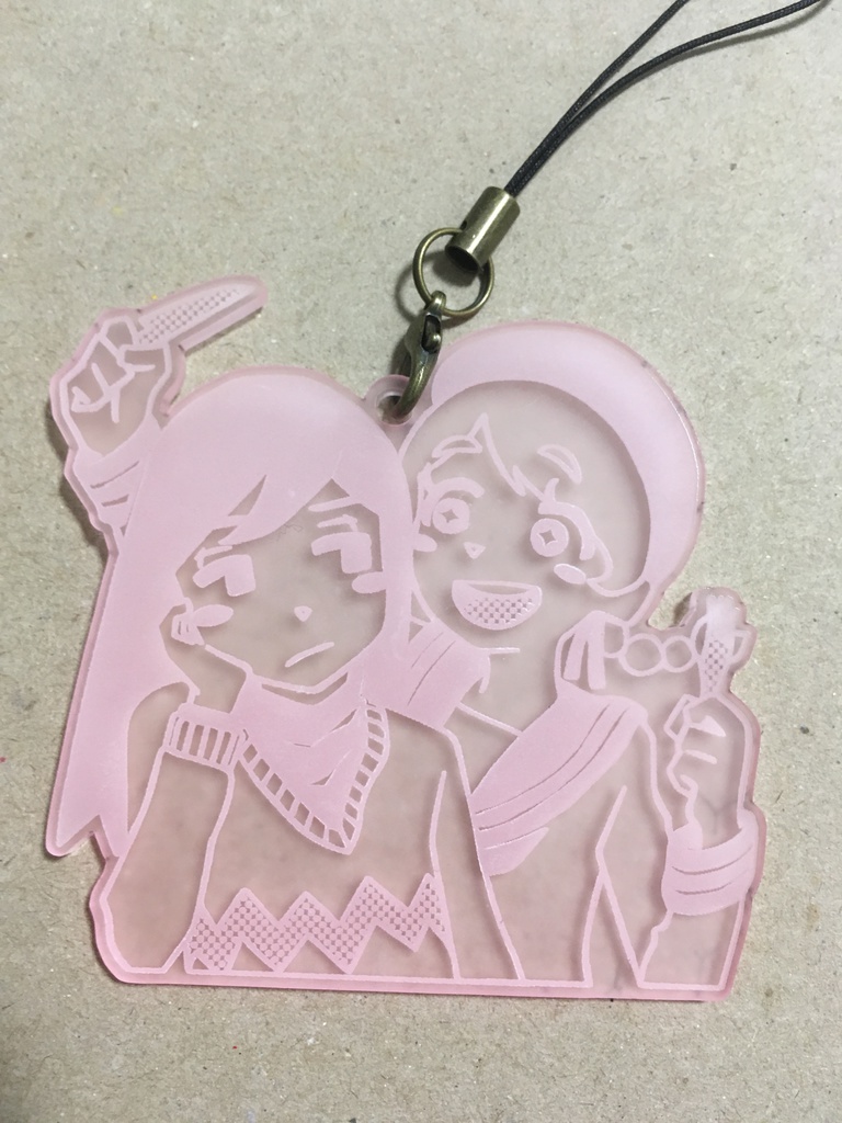 ghostpiaアクリルストラップ(小夜子・ヨル)