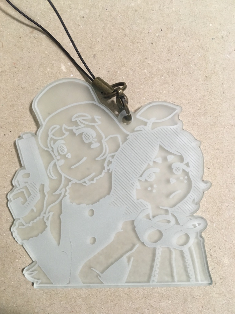 ghostpiaアクリルストラップ(パシフィカ・アーニャ)