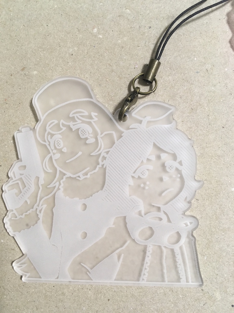 ghostpiaアクリルストラップ(パシフィカ・アーニャ)