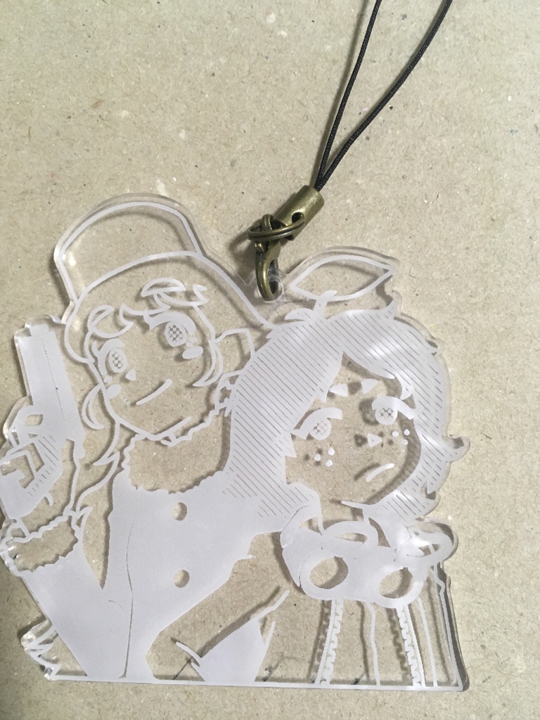 ghostpiaアクリルストラップ(パシフィカ・アーニャ)