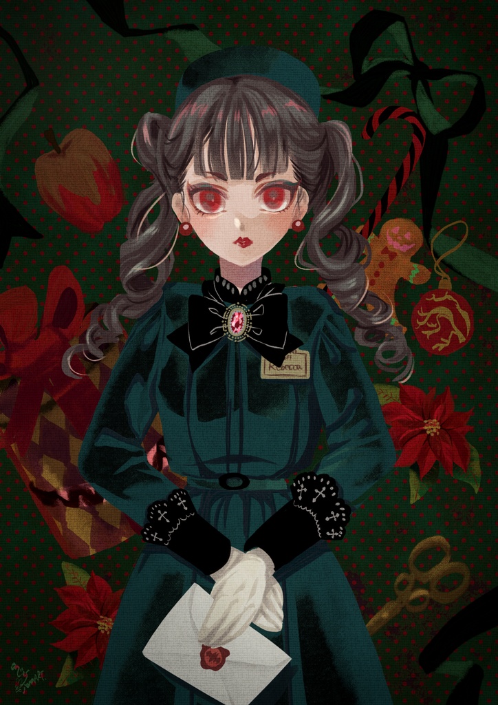 ポストカード◆真夜中のクリスマス◆