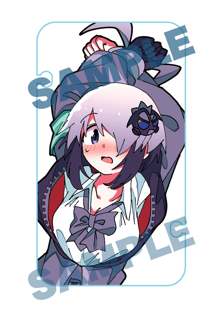 灰色ぐるぐるイヤホンホルダー