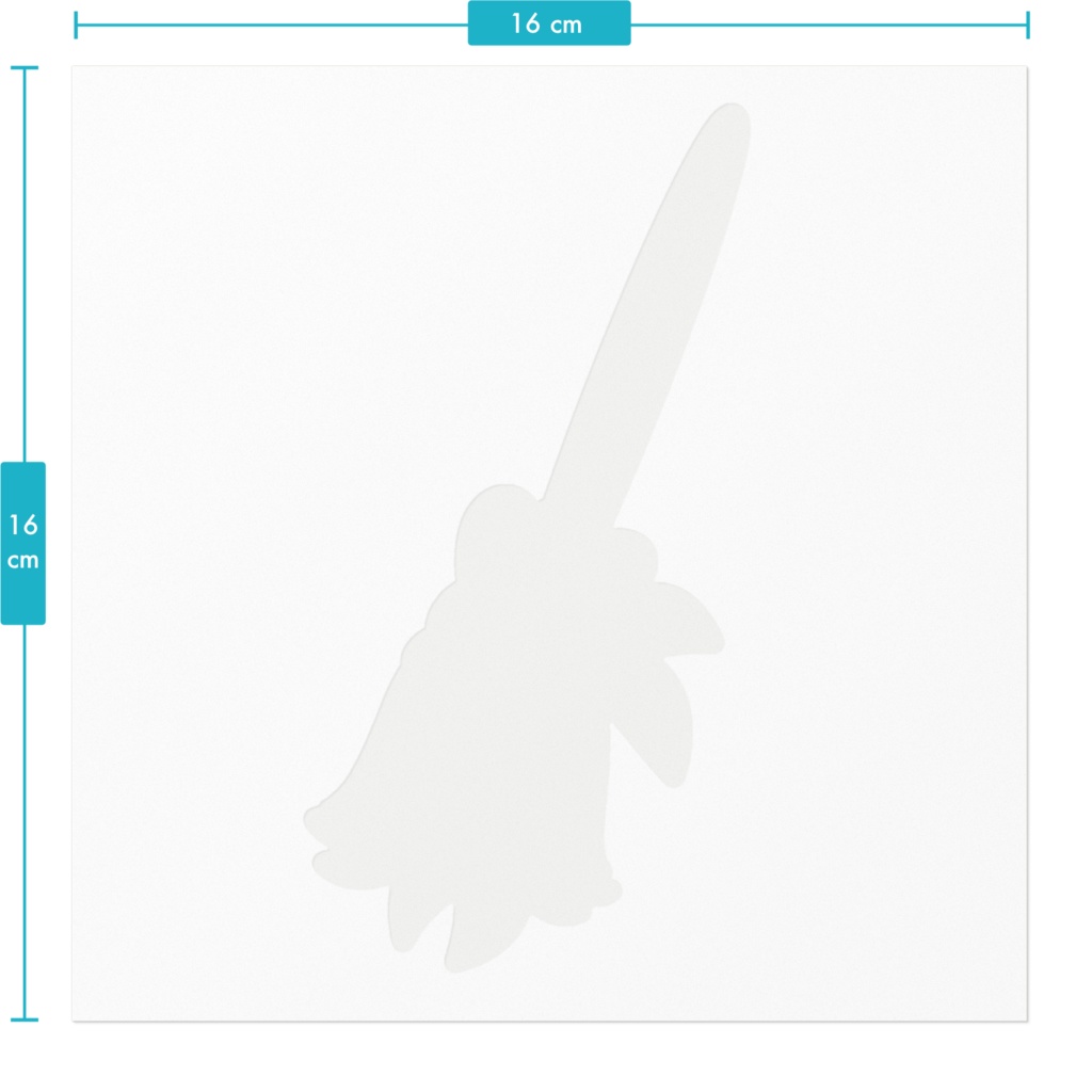 Nifty Feather Duster Sticker