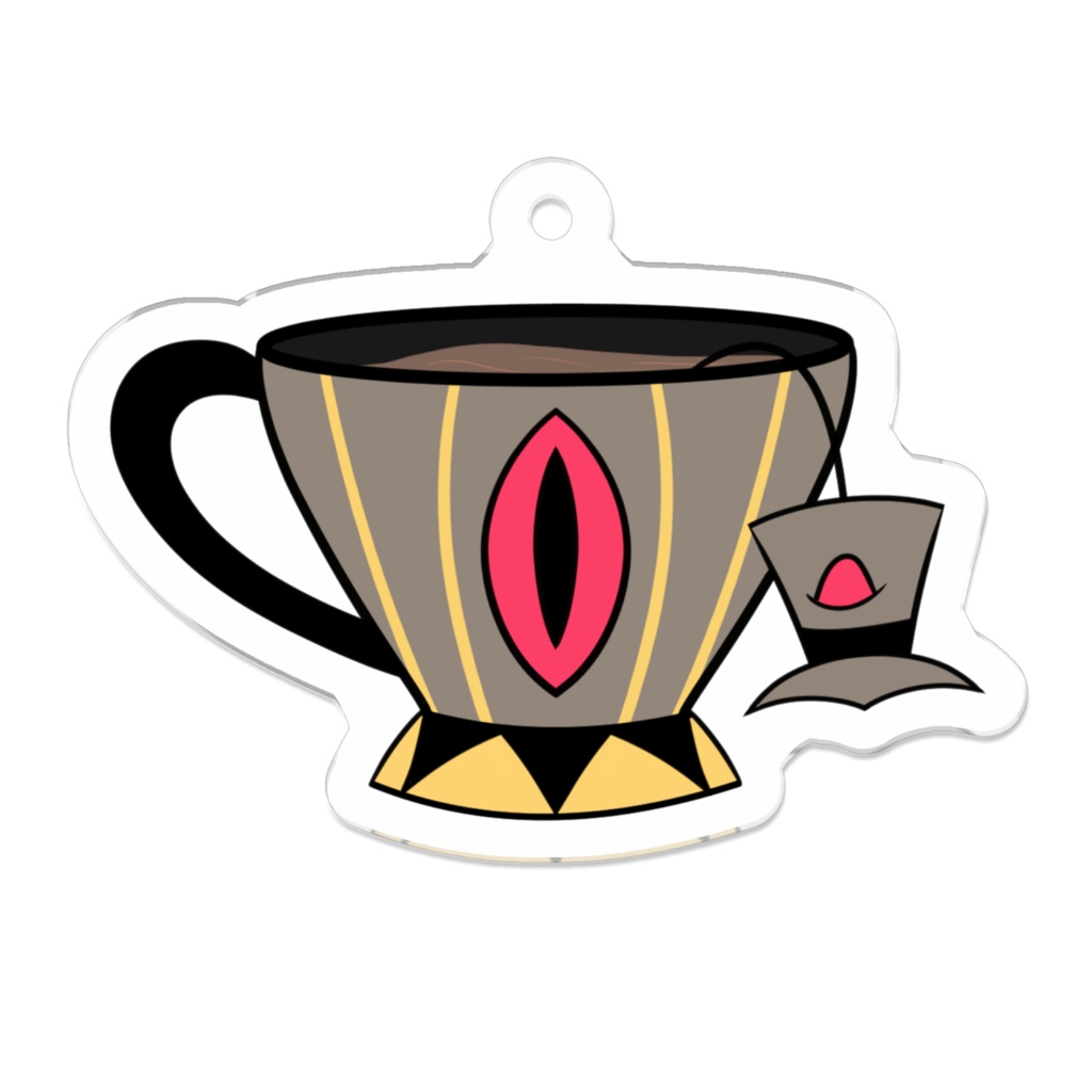 Sir Pentious Teacup Keychain