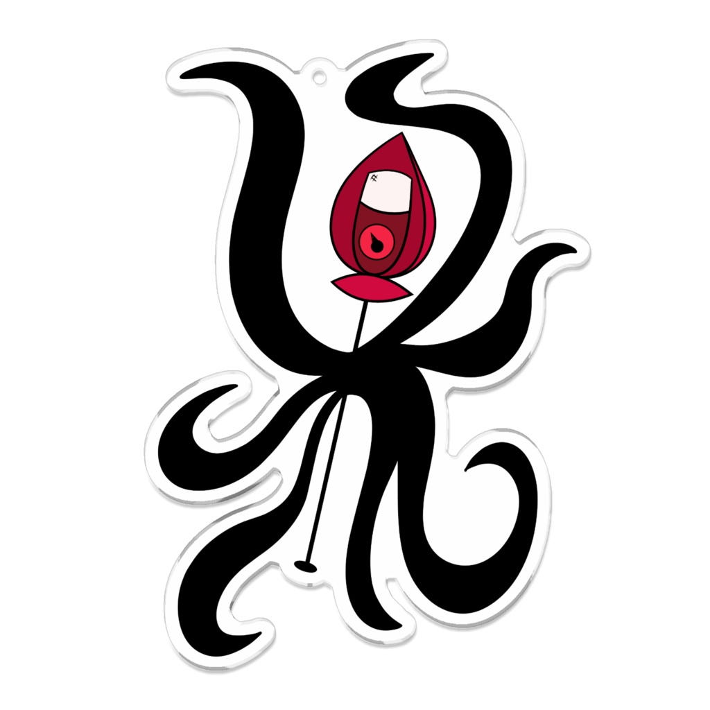 Alastor Tentacle Cain keychain