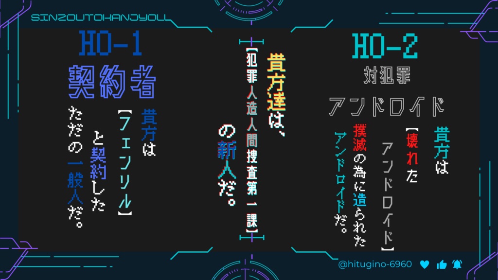 心造ト感シ”ョウ【CoC6thシナリオ】