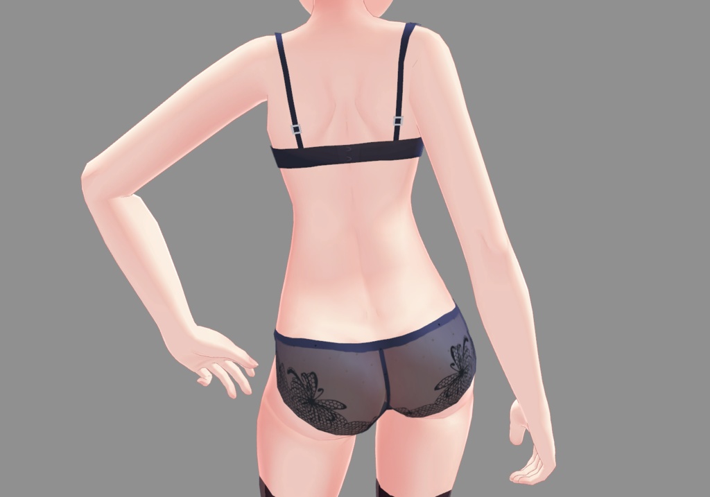 狐雪向け フラワーランジェリー