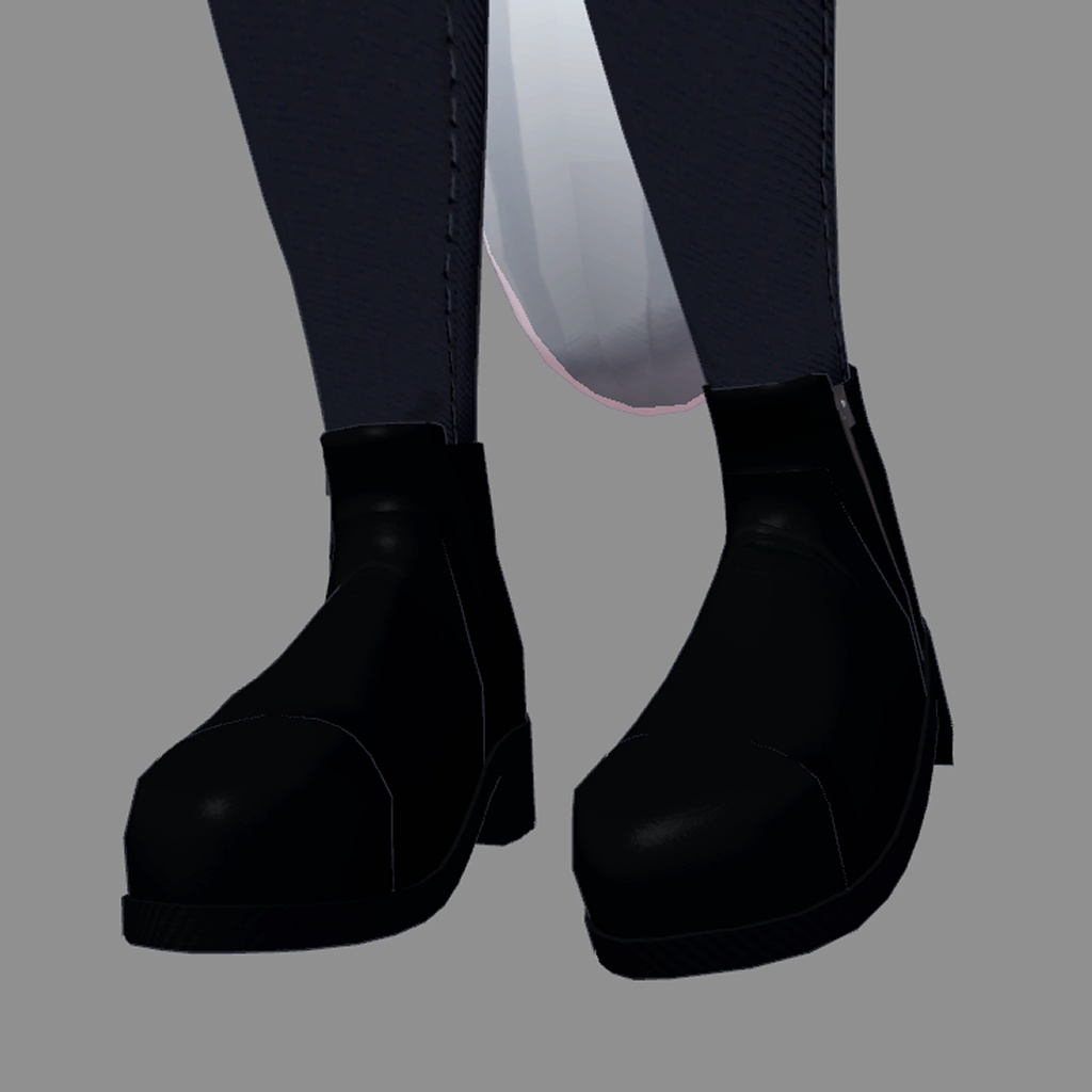 狐雪向け シンプルショートブーツ