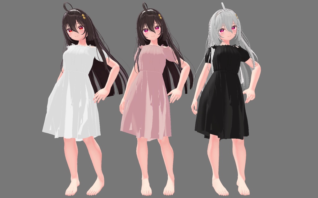 ここあ向け オフショルワンピース