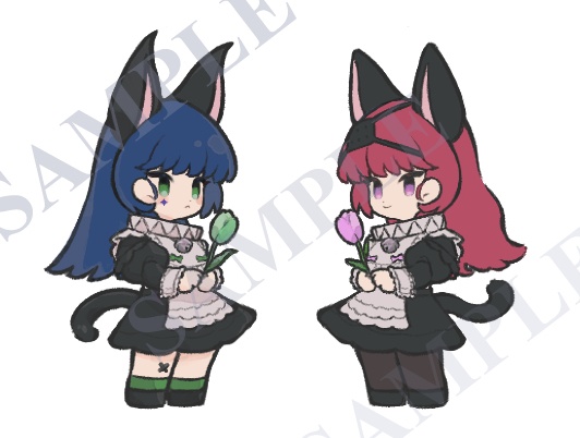 ネフィ&ララ 自立アクリルスタンドセット