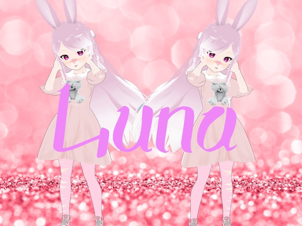 Luna Chibi Vtuber Model