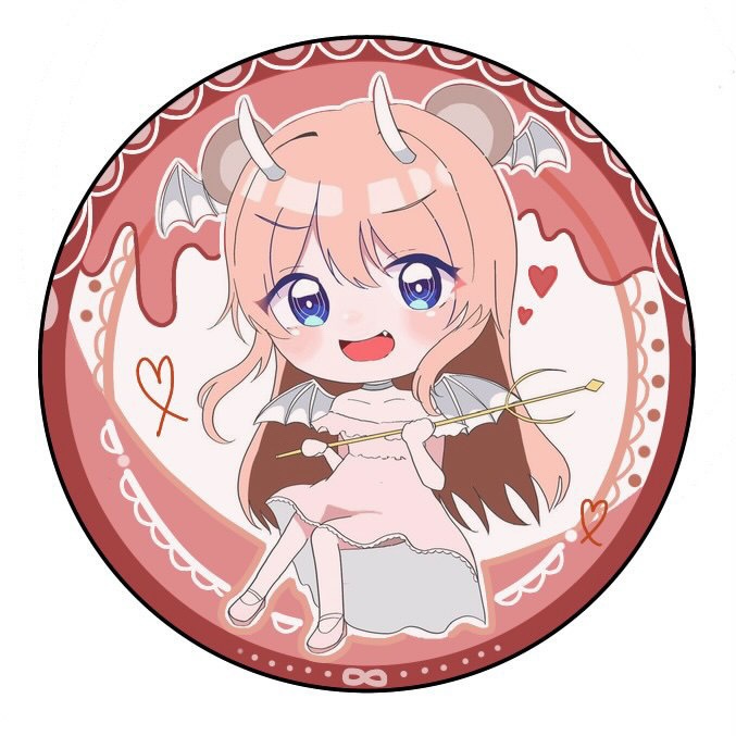 【うたさき誕生日記念グッズ】天使うた 缶バッジ