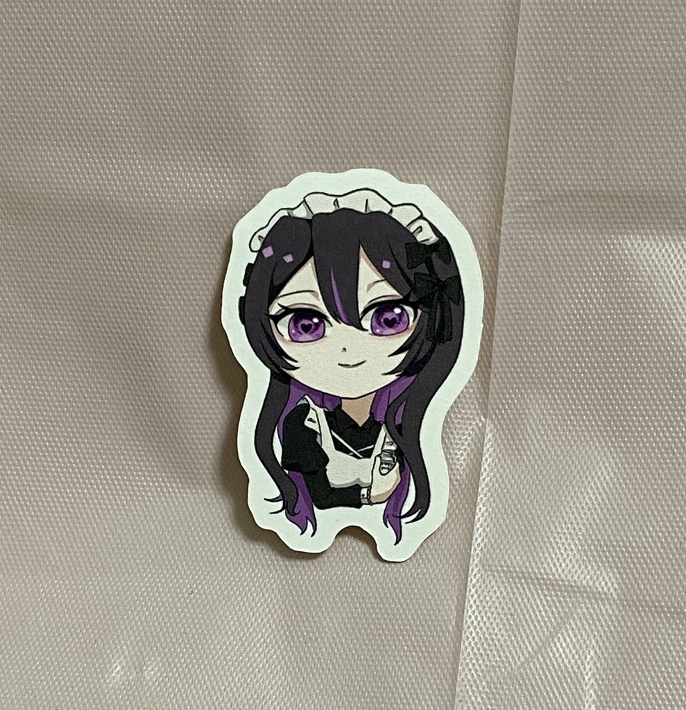 病みかわメイドステッカー