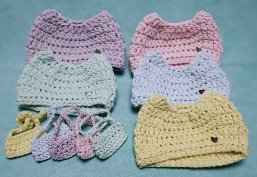 ニット帽&ポシェット