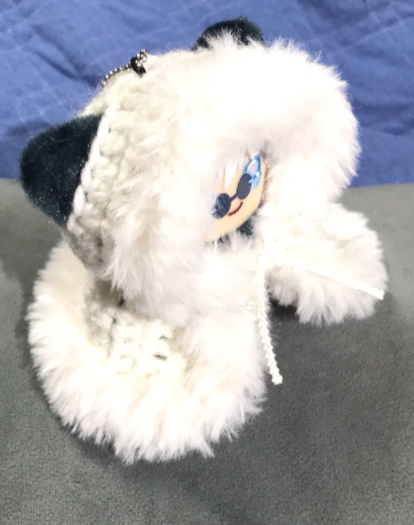 ちみけもモデルのフード付きポンチョ