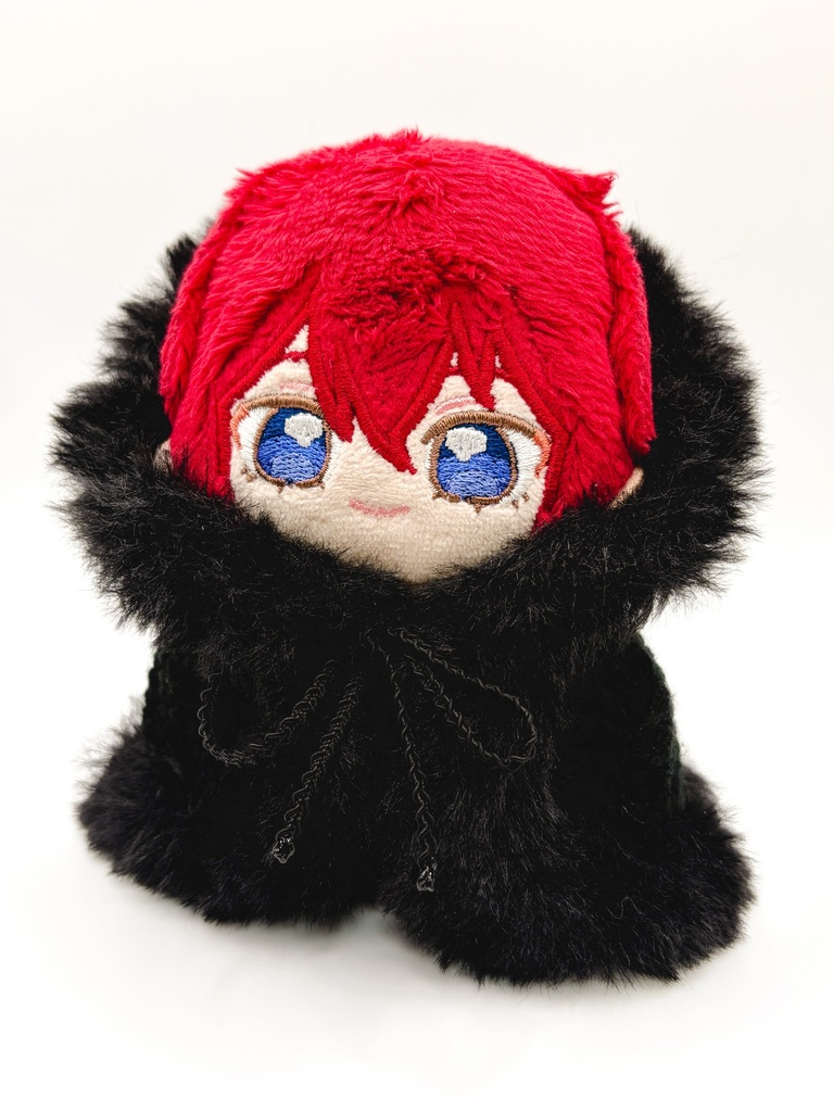 ぱぺ、いつぬいモデルのフードつきポンチョ