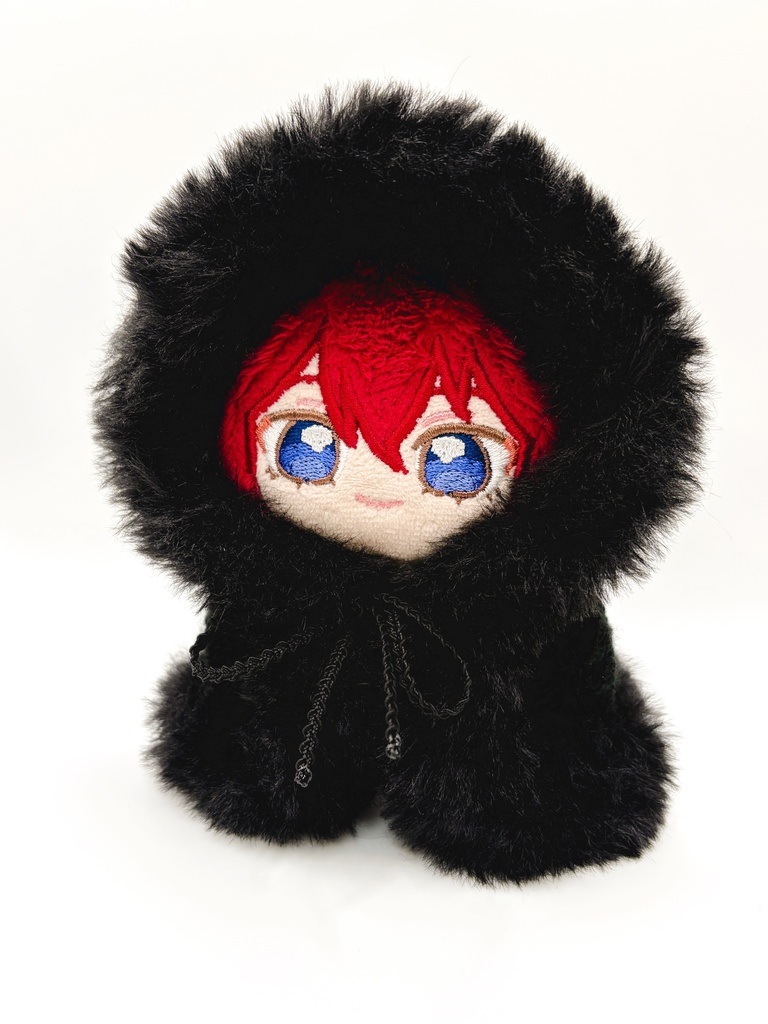 ぱぺ、いつぬいモデルのフードつきポンチョ