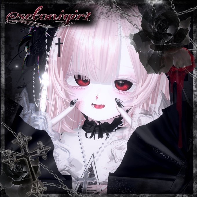 【16アバター対応】𝑮𝒐𝒕𝒉𝒊𝒄 𝒄𝒓𝒐𝒔𝒔 𝒆𝒚𝒆