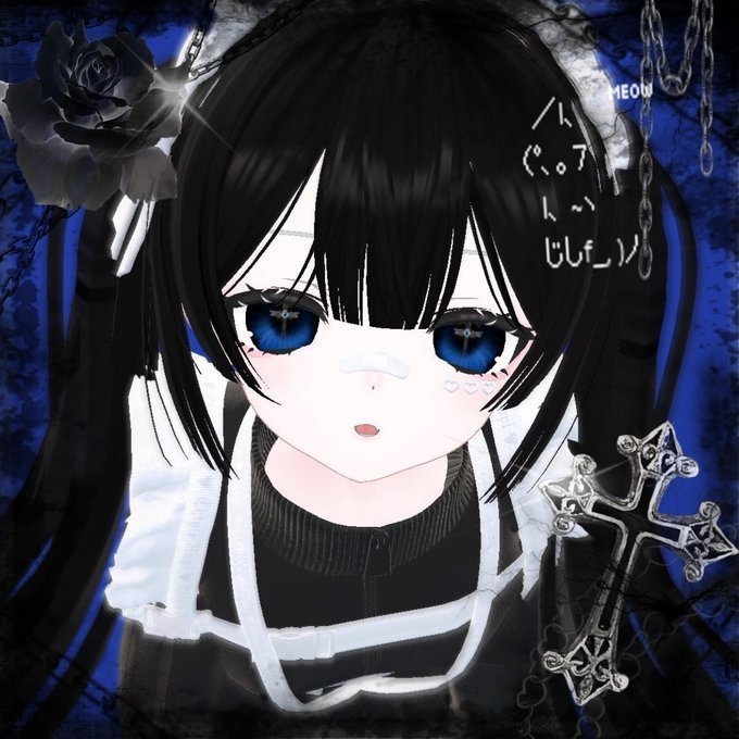 【16アバター対応】𝑮𝒐𝒕𝒉𝒊𝒄 𝒄𝒓𝒐𝒔𝒔 𝒆𝒚𝒆