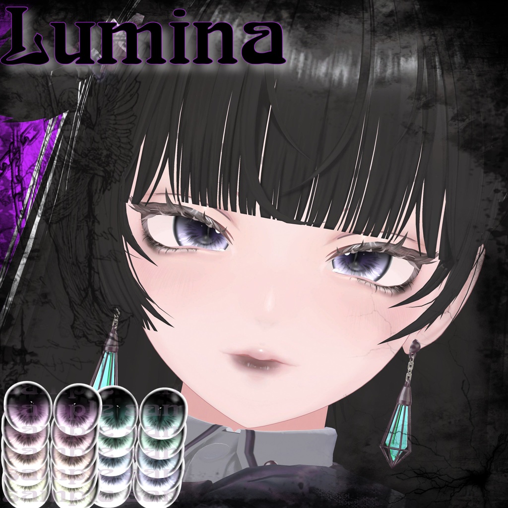 【ルミナ Lumina専用Makeup&Eye Texture】 𝑯𝒂𝒛𝒂𝒓𝒅 𝑳𝒐𝒗𝒆