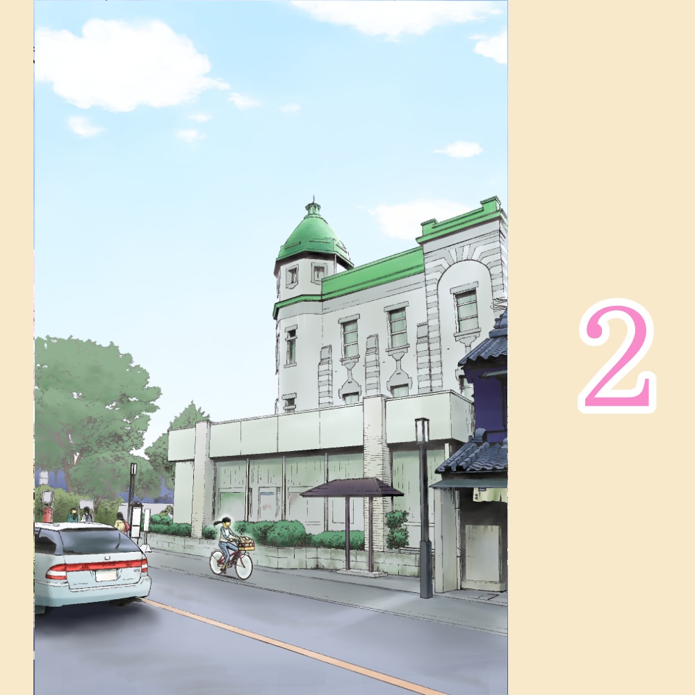 小江戸日和 ポストカード(ヤオコー川越美術館・旧りそな銀行※現りそなコエドテラス※)