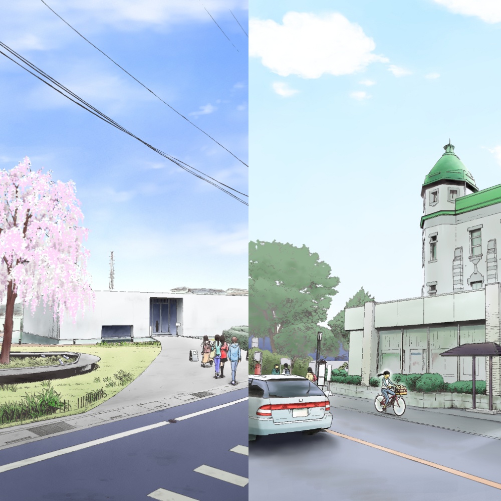 小江戸日和 ポストカード(ヤオコー川越美術館・旧りそな銀行※現りそなコエドテラス※)