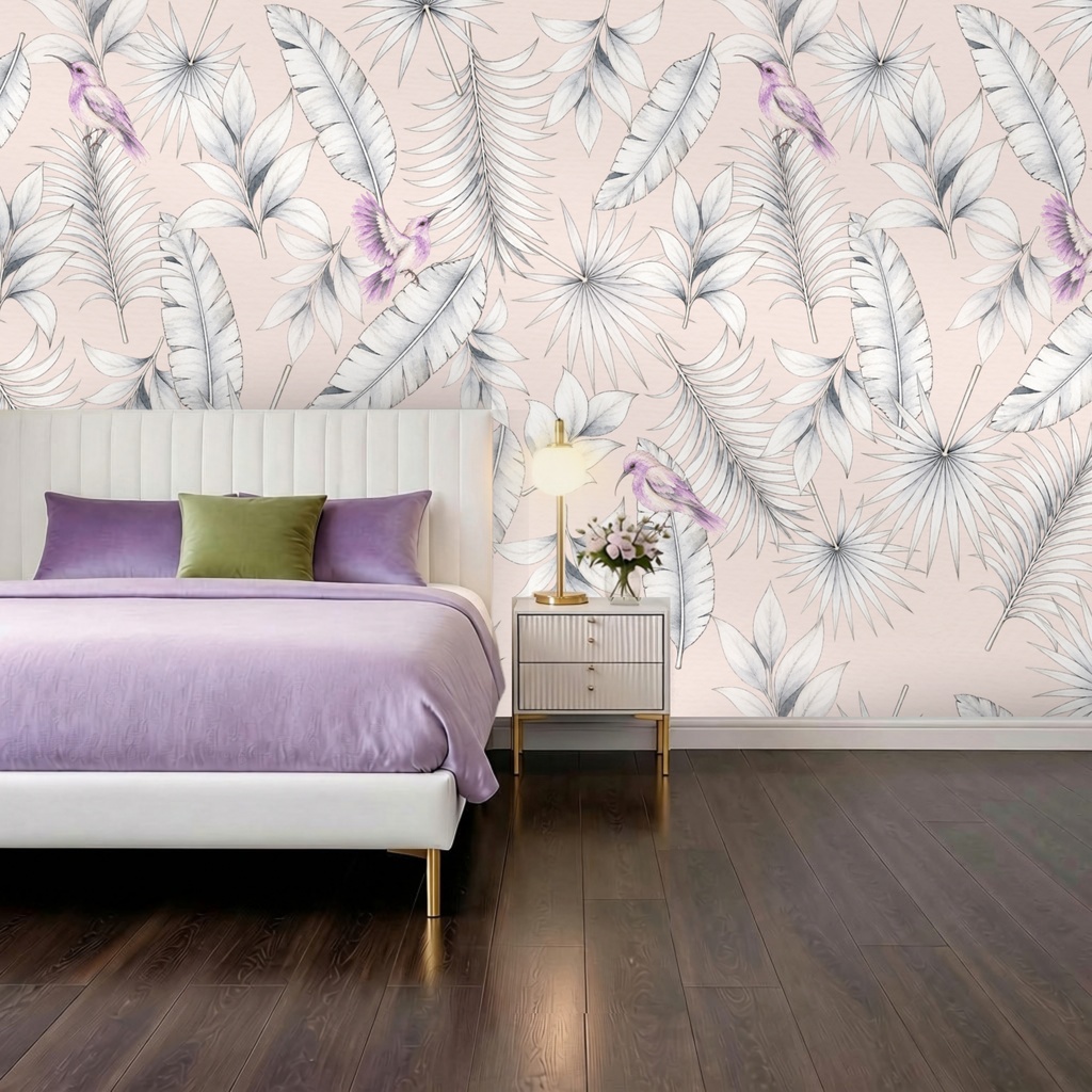 Botanical Birds Collection 水彩デジタルペーパー 4データセット(3600px・PNG)
