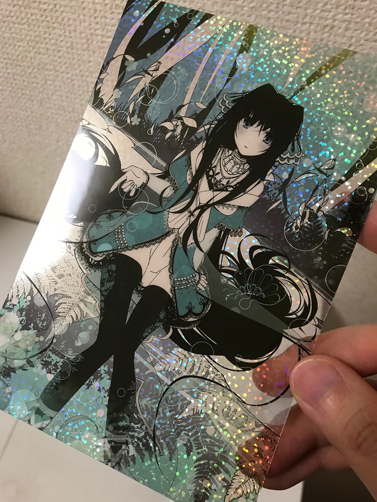 ニルハナ クリアポストカード三枚セット