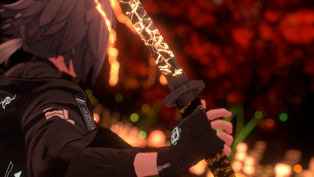 【MA対応抜刀・斬撃ギミック】神解‐カムトケ-【particle付】