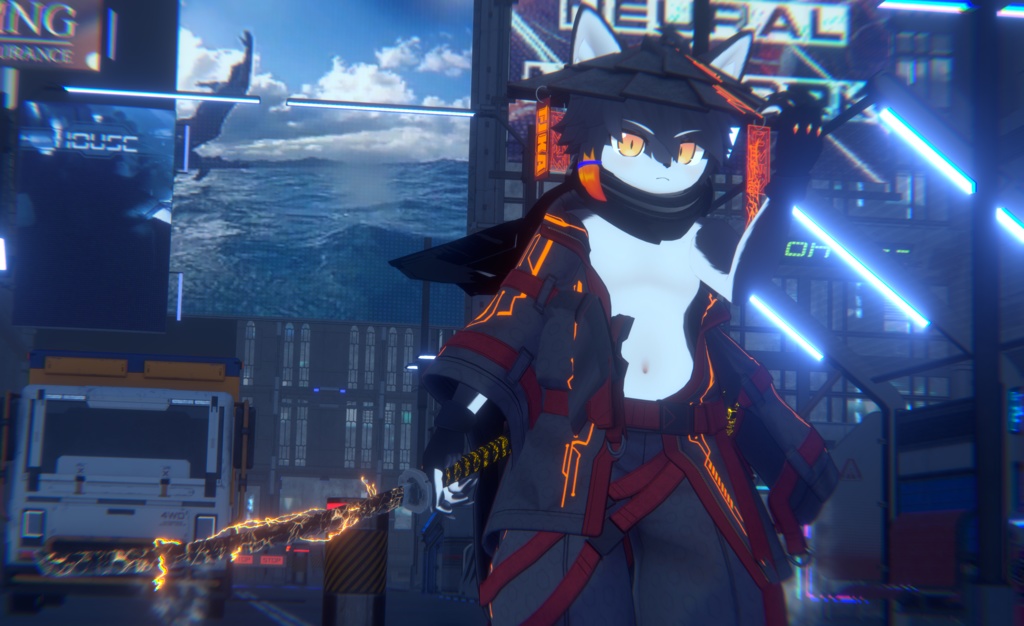 【MA対応抜刀・斬撃ギミック】神解‐カムトケ-【particle付】