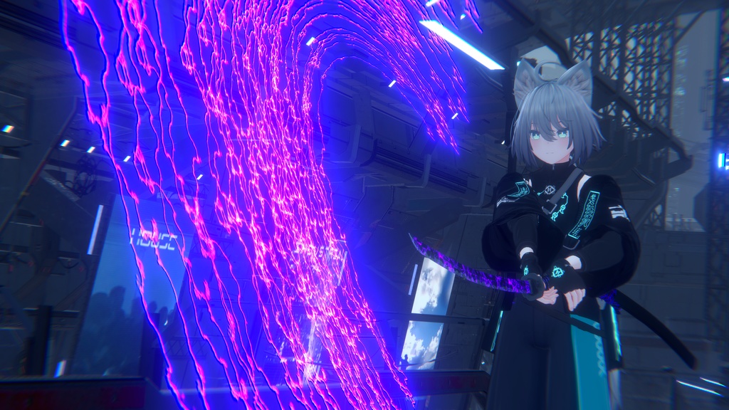 【MA対応抜刀・斬撃ギミック】神解‐カムトケ-【particle付】