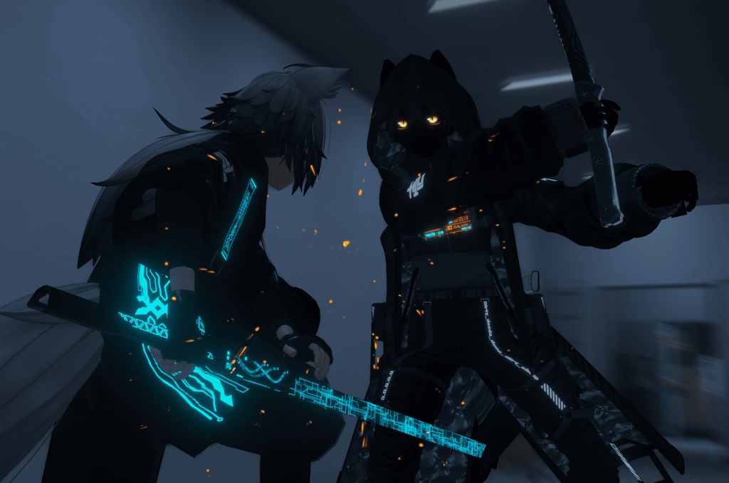 【MA対応抜刀ギミック】天叢雲‐アメノムラクモ-【VRC用武器】