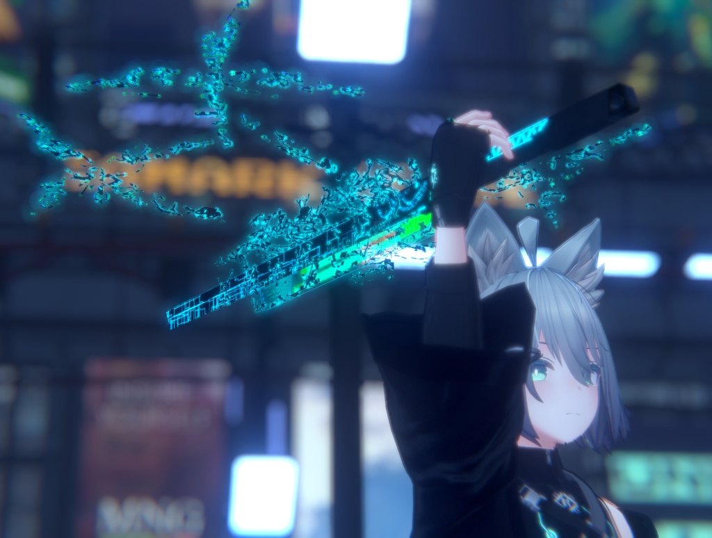 【MA対応抜刀ギミック】天叢雲‐アメノムラクモ-【VRC用武器】