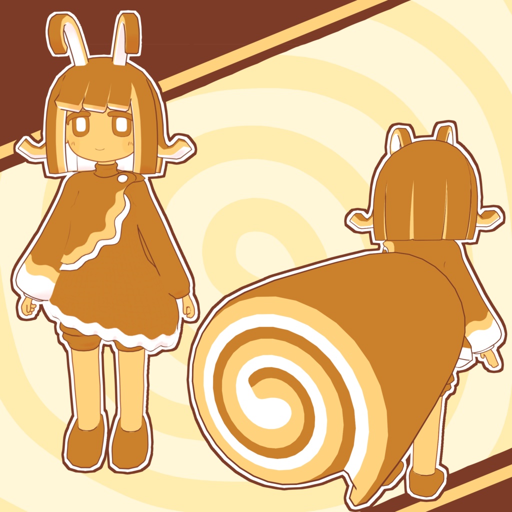 『あまき』オリジナル3Dモデル