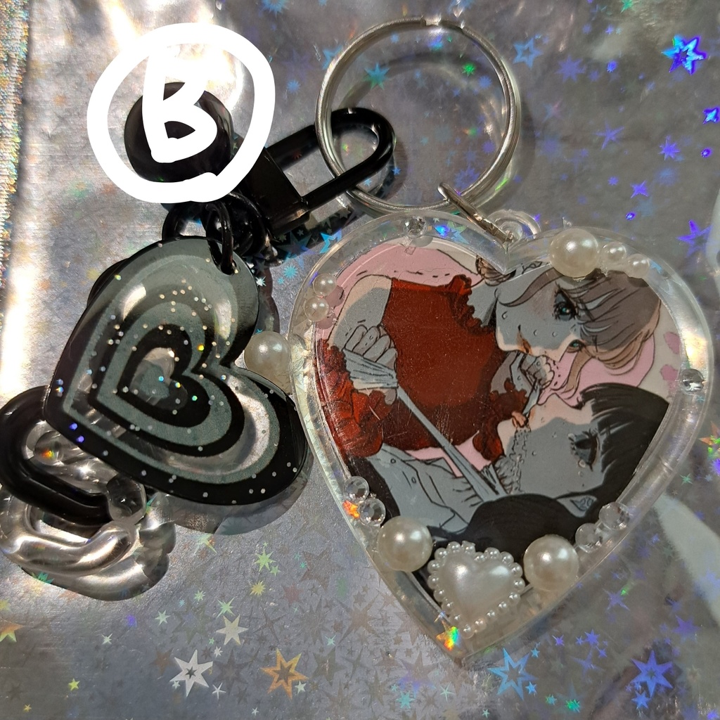 ♡オリキャラハートアクキー♡