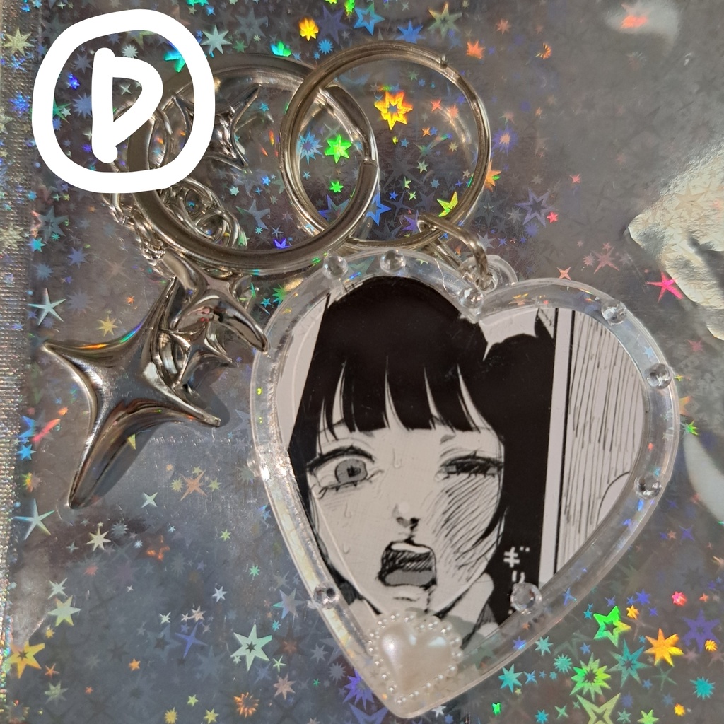 ♡オリキャラハートアクキー♡