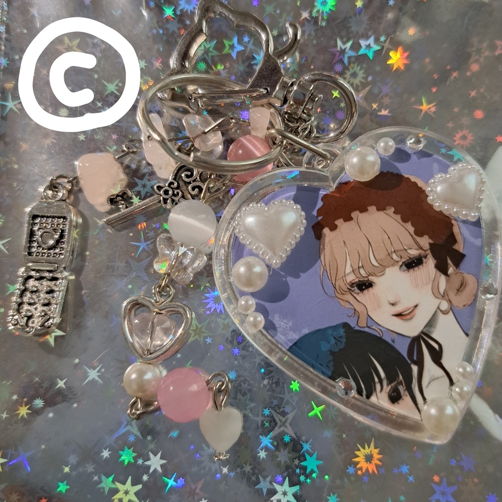 ♡オリキャラハートアクキー♡