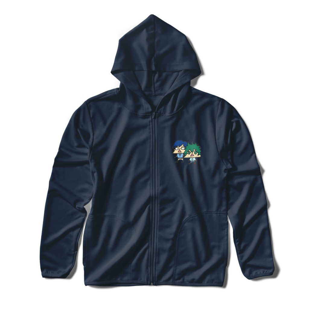 飯出アイコン ドライジップパーカー