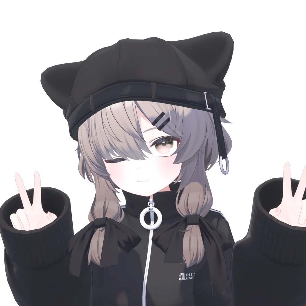 真冬ちゃんのキャスケット帽子