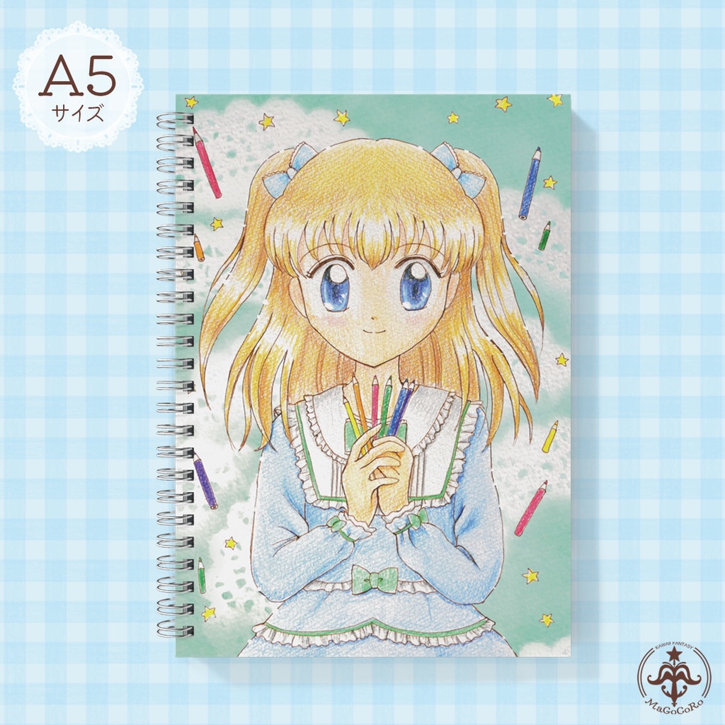 ときめき色鉛筆　A5リングノート