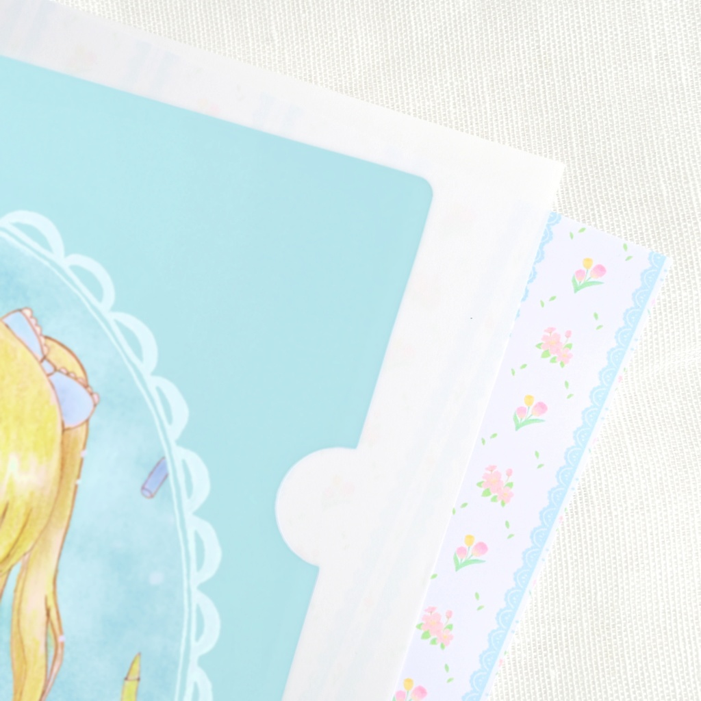 A4クリアファイル「ときめき色鉛筆」Aバージョン