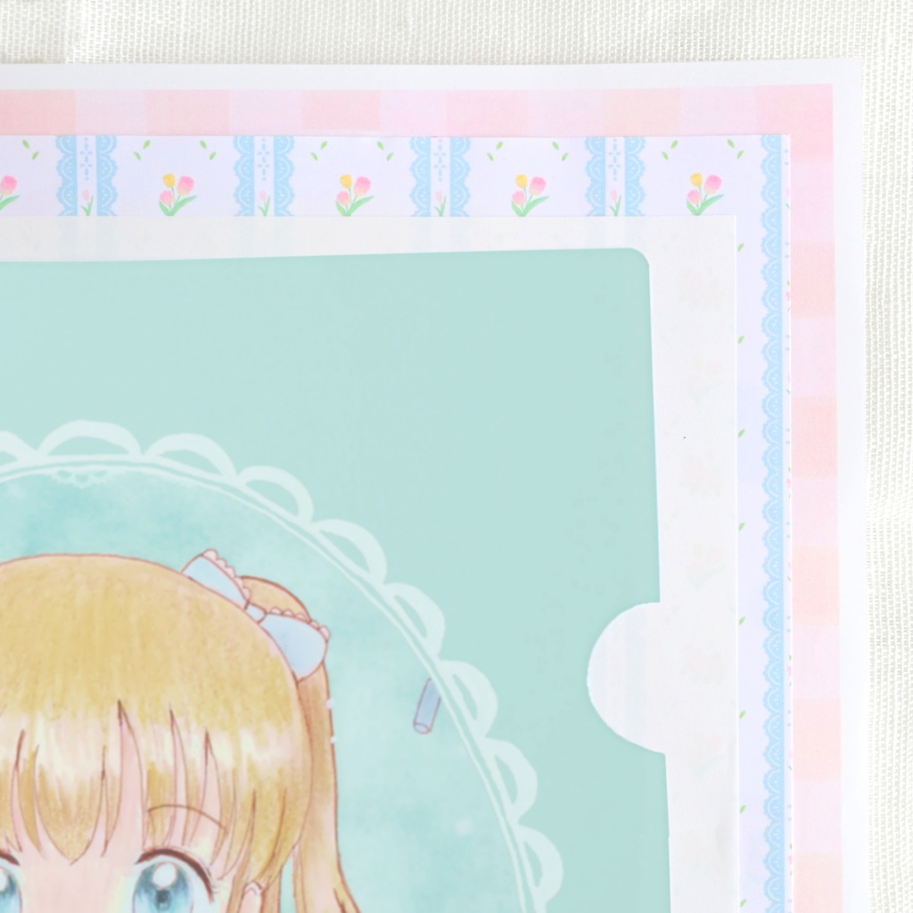 A4クリアファイル「ときめき色鉛筆」Bバージョン