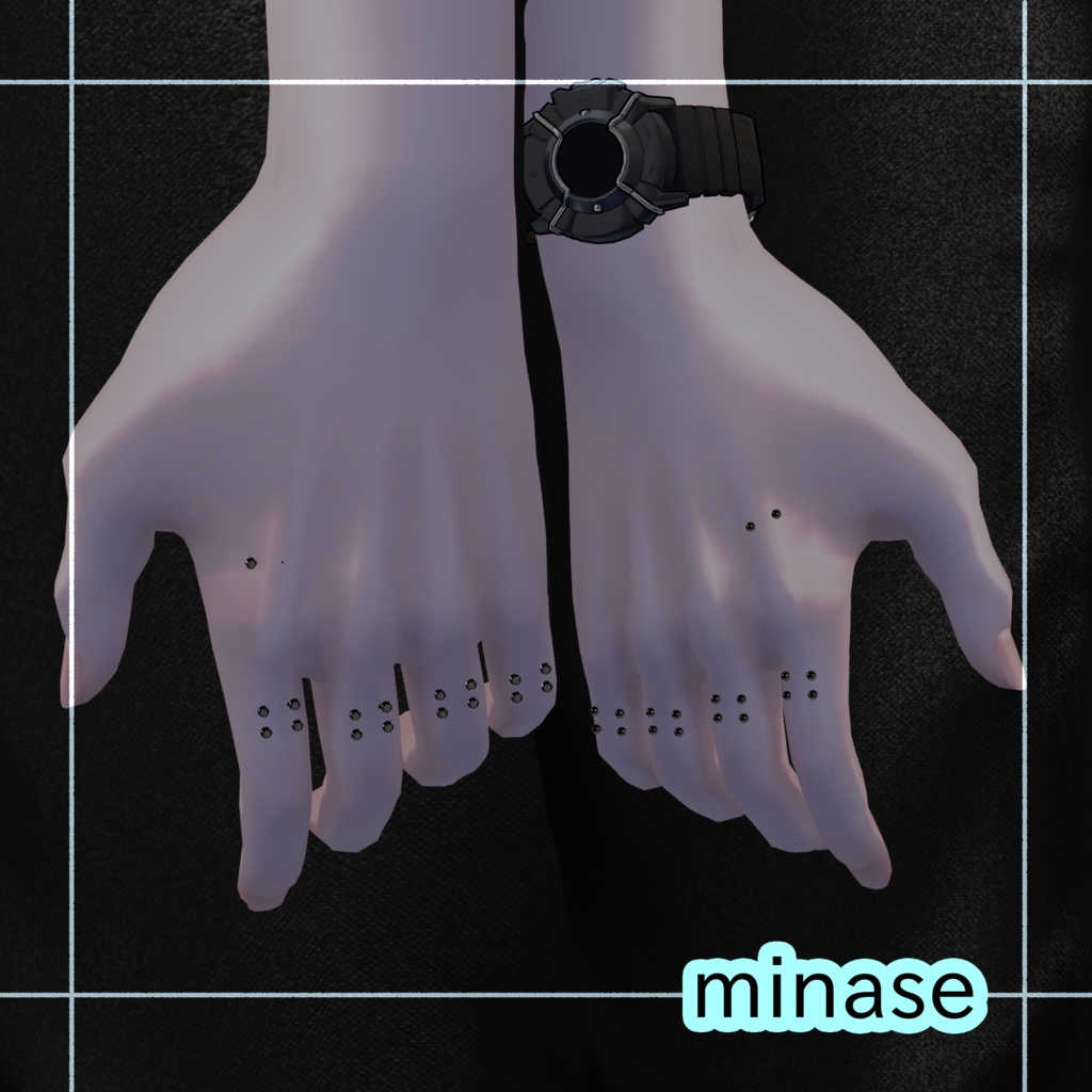 【2アバター対応】Finger Pierce