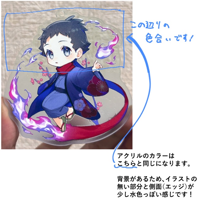 ウォロテル アクリルキーホルダー(夏)