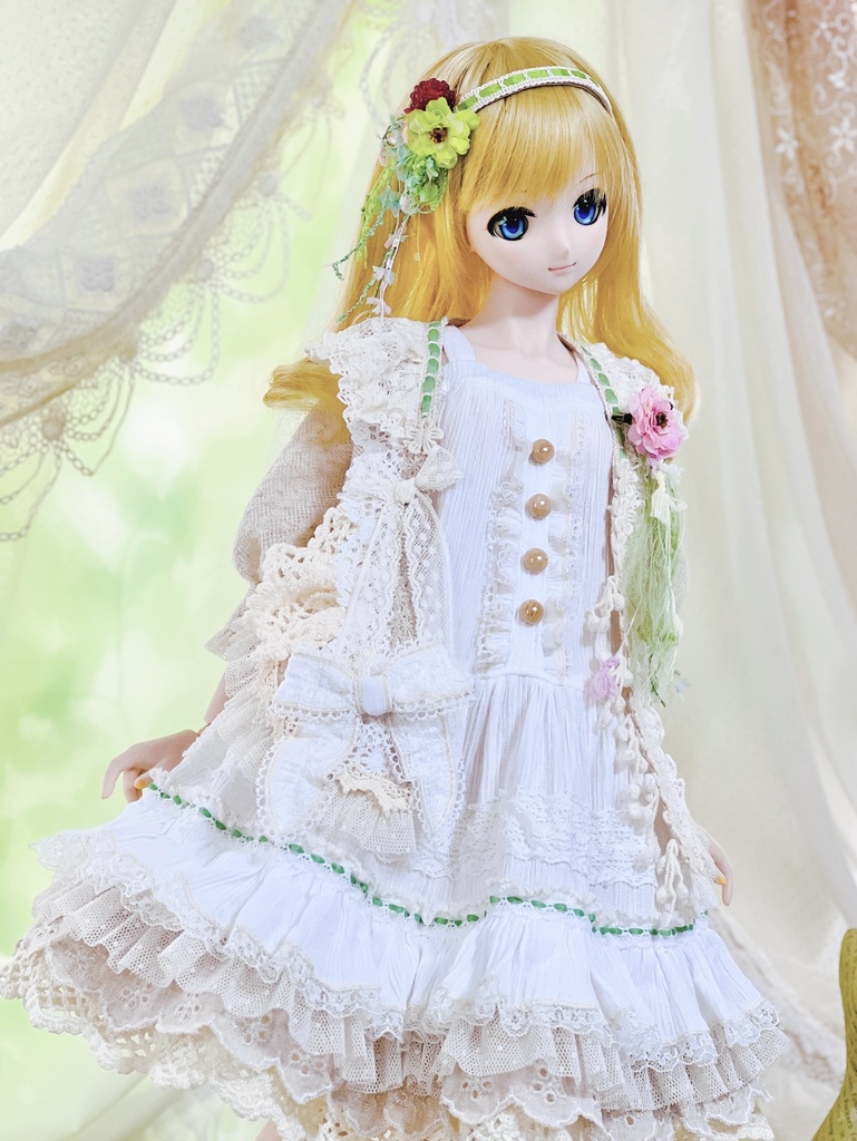 DD&DDS 森ガールワンピースセット(ホワイト)
