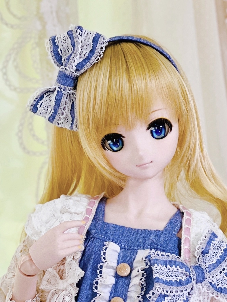 DD&MDD デニムリボンカチューシャ