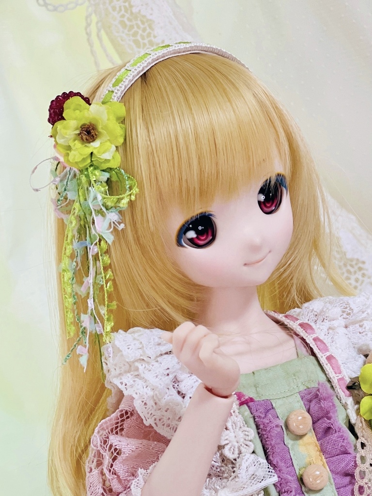 MDD&DD グリーンフラワーカチューシャ