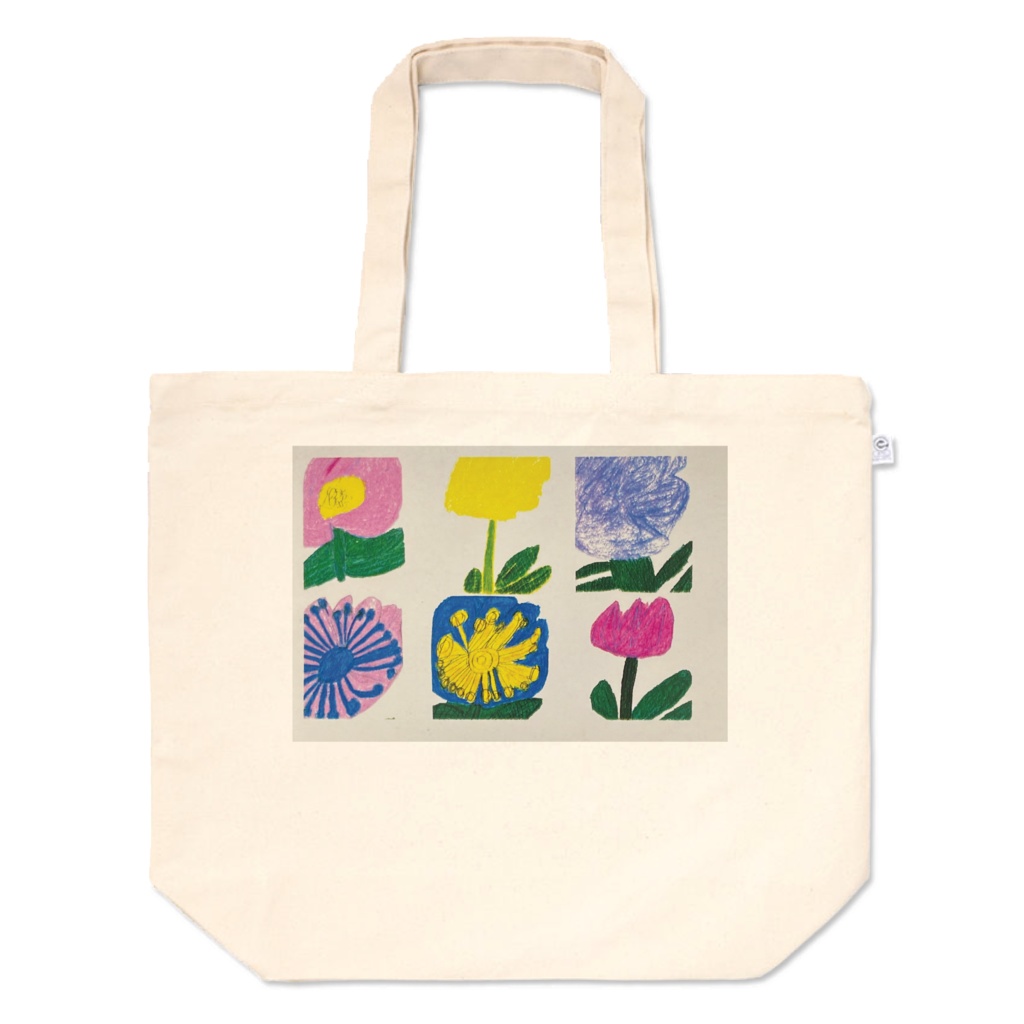 春の花トートバッグ