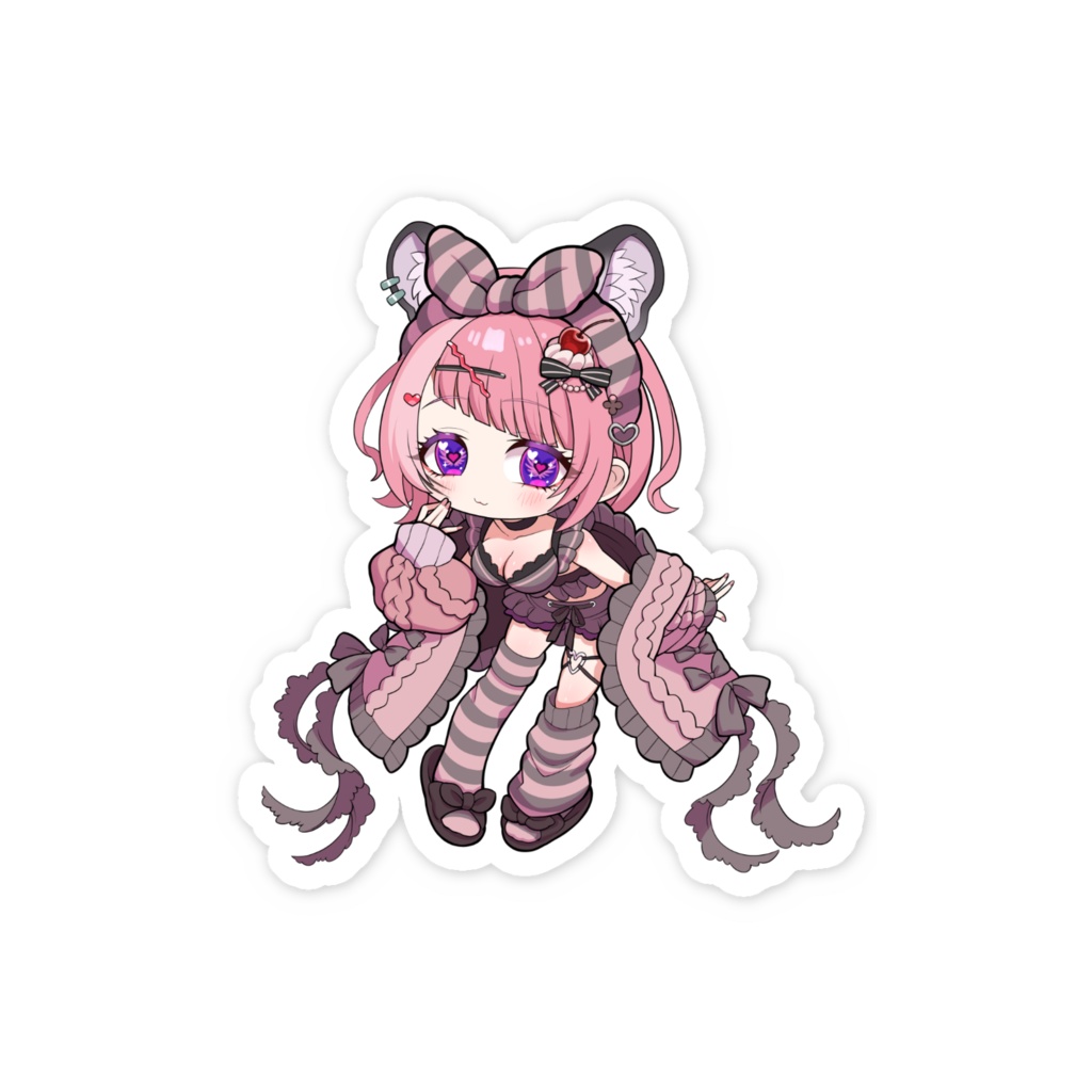 スマホステッカー💗パジャマのめるめるめりろ