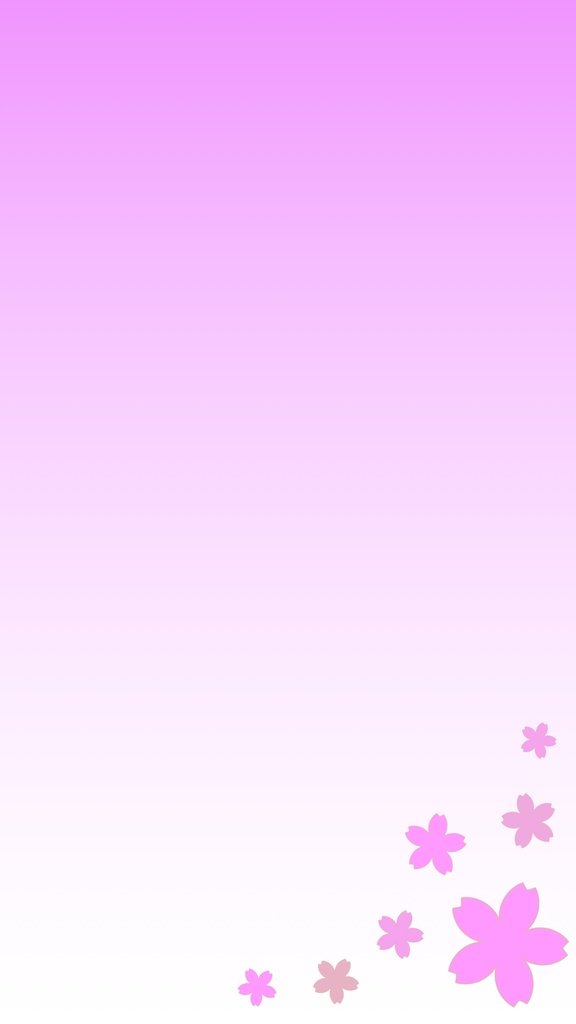 スマホ壁紙　桜